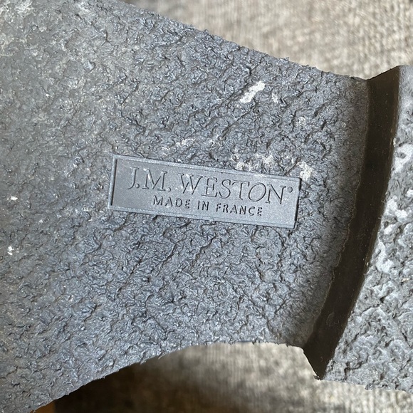 J.M. Weston 300 Navy Suede Oxfords Men’s Sz 8UK. - Picture 12 of 14